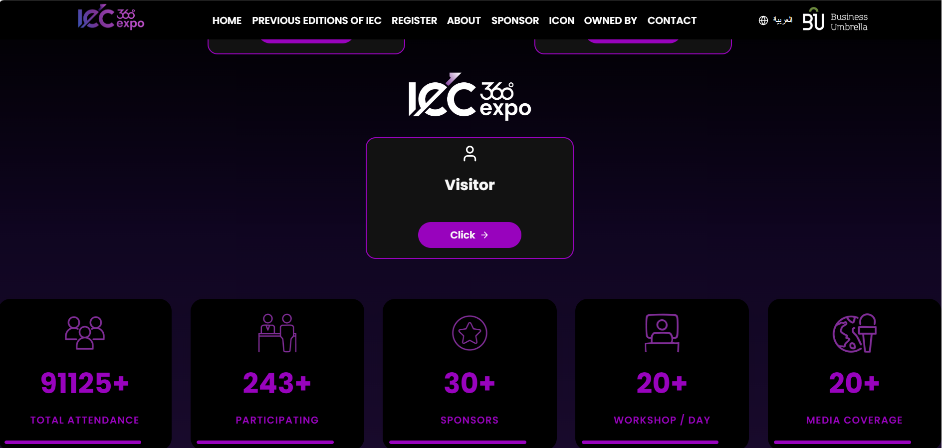 Portfolio projects section